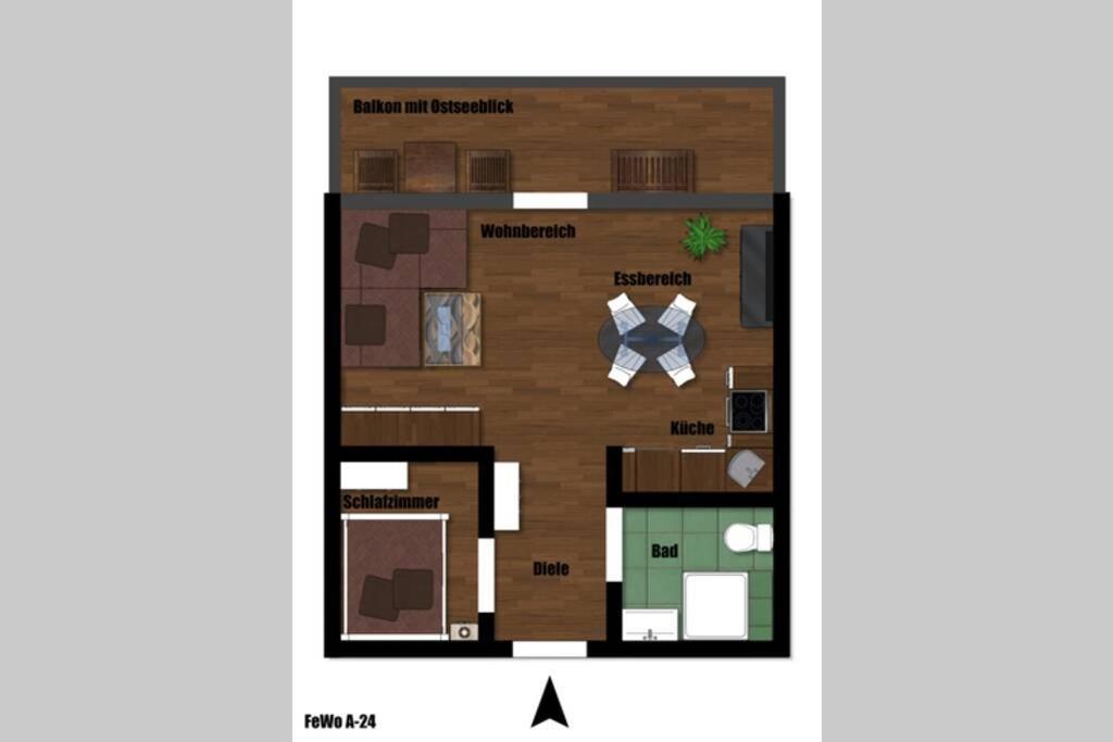 Meerblick Ferienwohnung Sierksdorf Exteriér fotografie